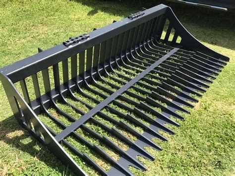 skid steer rake bucket|skid steer rake for sale.